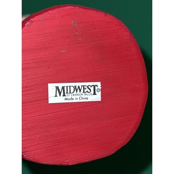 Eddie Walker MRS CLAUS Candle Holder Signed Holidays Decor Midwest of California - Picture 6 of 7